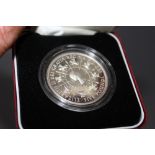 A ROYAL MINT UNITED KINGDOM 'CORONATION 40TH ANNIVERSARY' SILVER PROOF CROWN, with COA/Booklet, in