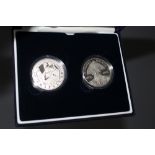A ROYAL MINT 2005 SILVER PROOF '200TH ANNIVERSARY NELSON - TRAFALGAR' TWO £5 COIN SET, with COA/