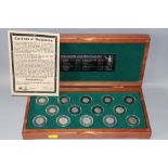 A ROMAN EMPIRE 14 EMPEROR COIN COLLECTION, in original presentation case - See images for all coin