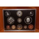 A ROYAL MINT 2008 SILVER PROOF COIN COLLECTION ELEVEN COIN SET, comprising £5 (2), £2 (2), £1,