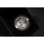 A ROYAL MINT 2010 PIEDFORT SILVER PROOF 'RESTORATION OF THE MONARCHY' £5 COIN, with COA/Booklet,