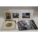 A SELECTION OF VINTAGE AND PHOTOGRAPHIC PRINTS ETC