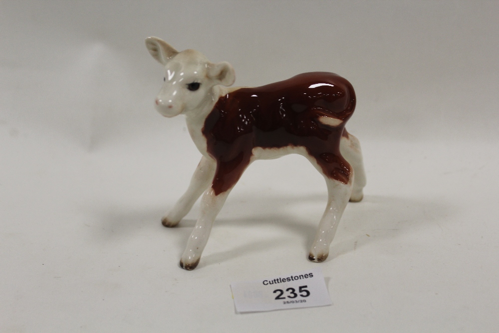 A BESWICK HEREFORD CALF