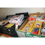 THREE TRAYS OF SUNDRIES TO INC TWO BOXED PELHAM PUPPETS