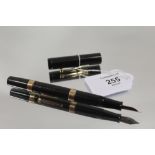 A WATERMAN'S IDEAL FOUNTAIN PEN, with yellow metal Watermans Ideal Regus Pat Off nib, stamped to the