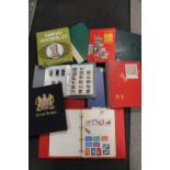 A COLLECTION OF STAMP ALBUMS AND CONTENTS (10)