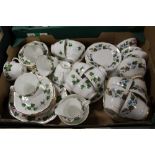 A TRAY OF ADDERLEY AND OTHER CHINA