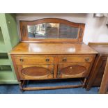 A MID 20TH CENTURY SIDEBOARD WITH MIRRORBACK W-137 CM
