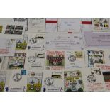 A COLLECTION OF FA CUP FOOTBALL SIGNATURES AND EPHEMERA signatures include Thierry Henry, John Terry