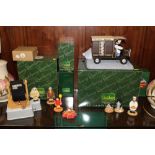 A COLLECTION OF ROBERT HARROP CAMBERWICK GREEN FIGURES to include Mickey Murphy's baker's van