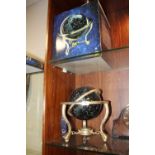 A MODERN NIGHT SKY GLOBE ON STAND with original box