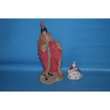 TWO COALPORT FIGURINES TO INCLUDE 'ROARING TWENTIES' AND 'PANSY' (2)