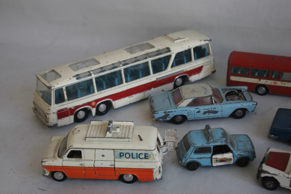 A QUANTITY OF PLAYWORN DINKY AND CORGI DIECAST VEHICLES - Image 2 of 3