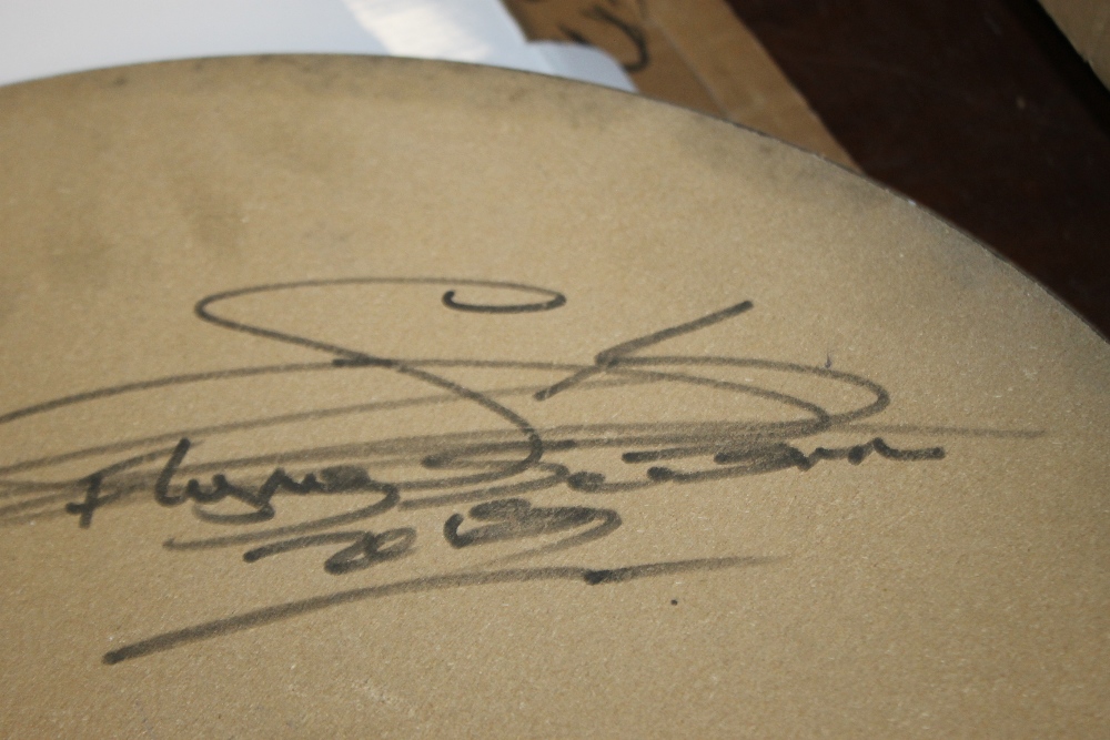 TWO AUTOGRAPHED MATCH DART BOARDS ONE FROM WOLVERHAMPTON BEARING VARIOUS SIGNATURES, TO INCLUDE, - Image 6 of 6