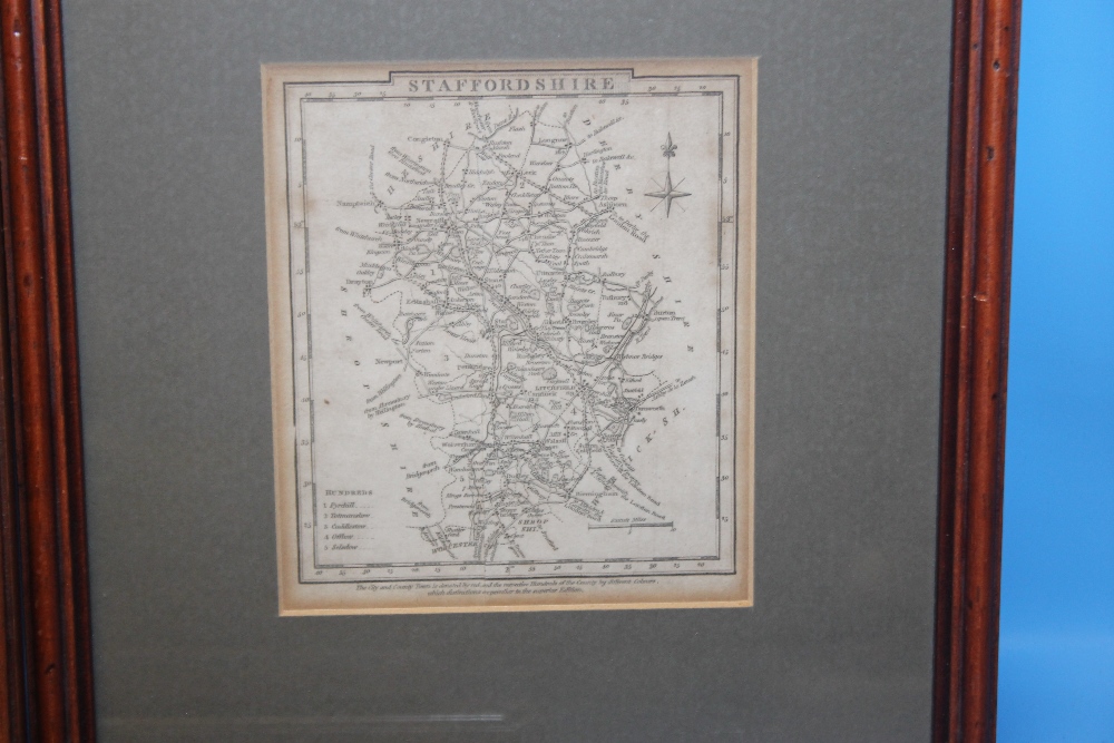 UNUSUAL PERROT MAP OF WORCESTER, SHROPSHIRE AND STAFFORDSHIRE c.1823, known as the 'Gravestone - Image 2 of 9