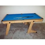 A FOLD AWAY HOME SNOOKER TABLE