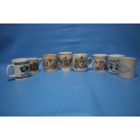 A COLLECTION OF MAINLY COMMEMORATIVE MUGS