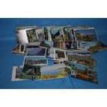 A QUANTITY OF POSTCARDS TO INCLUDE TOPOGRAPHICAL