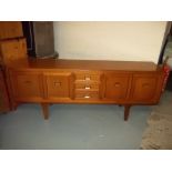 A TEAK G-PLAN SIDEBOARD, L 200 CM