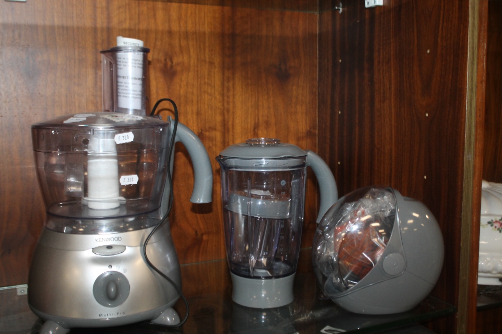 A KENWOOD MULTIPRO WITH A LIQUIDISER ETC.