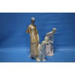 TWO ROYAL DOULTON 'REFLECTIONS' FIGURINES - 'PROMENADE' HN3072 & 'DEVOTION' HN3228 (2)