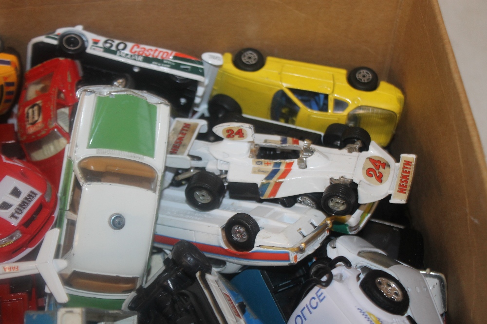 A QUANTITY OF PLAYWORN DIECAST VEHICLES, by Corgi, Matchbox, Burago etc - Image 3 of 3