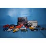 A COLLECTION OF DIECAST VEHICLES TO INCLUDE CORGI, MATCHBOX ETC.