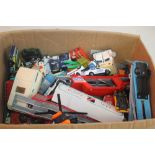 A QUANTITY OF PLAYWORN DIECAST VEHICLES TO INCLUDE, Matchbox, Rio, Lone Star, Husky and Corgi