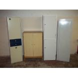 A SELECTION OF SHELVED STORAGE UNITS (4)