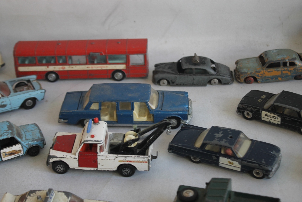 A QUANTITY OF PLAYWORN DINKY AND CORGI DIECAST VEHICLES - Image 3 of 3