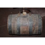 A WOODEN BARREL