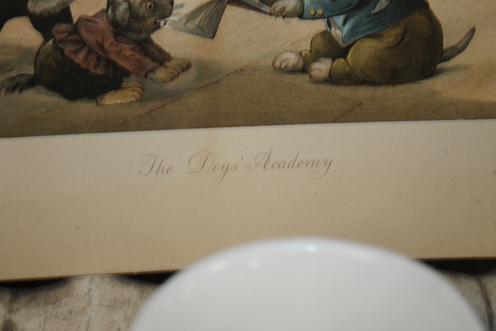 A COMIC PRINT TITLED 'THE DOGS ACADEMY' - Image 2 of 2