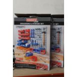 TWO BOXED POWERFIX ORGANISING AND STORAGE SETS