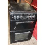 A STOVES GAS AND ELECTRIC OVEN WITH EXTRACTOR HOOD H/C