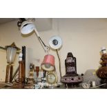 A LARGE QUANTITY OF ASSORTED TABLE LAMPS TO INCLUDE WEST GERMAN AND ANGLE POISE EXAMPLES ETC. (16)