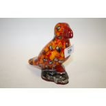 A SIGNED ANITA HARRIS ART POTTERY PUFFIN FIGURE