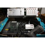 A TRAY OF TRAFFIC LIGHT CONTROL RELATED ELECTRICALS TO INCLUDE A GOLDEN RIVER TRAFFIC OS