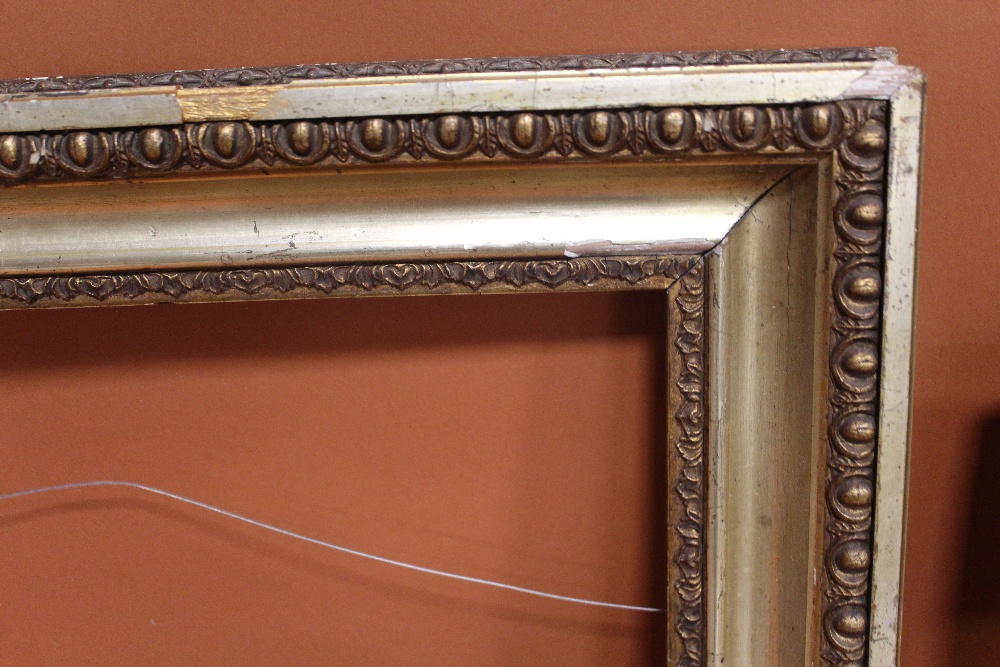 TWO 19TH CENTURY GILT PICTURE FRAMES - REBATE SIZES - 54CM X 43CM AND 43CM X 57CM - Image 2 of 4