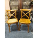 TWO MODERN BENTWOOD DINING CHAIRS