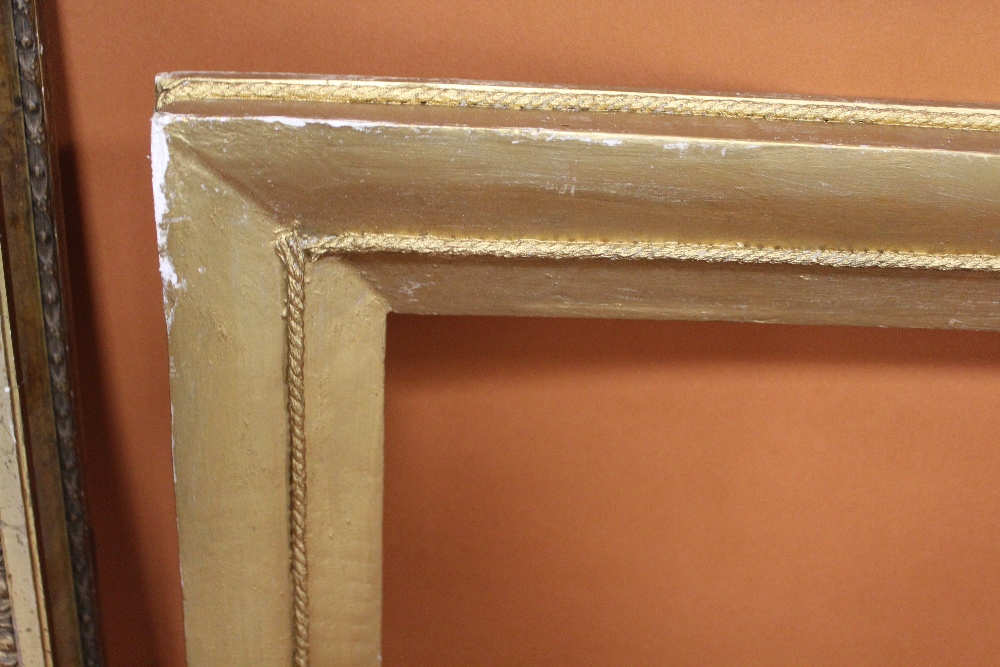 TWO 19TH CENTURY GILT PICTURE FRAMES - REBATE SIZES - 54CM X 43CM AND 43CM X 57CM - Image 3 of 4