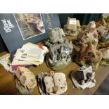 A QUANTITY OF LILLIPUT LANE COTTAGE FIGURES (24 APPROX)