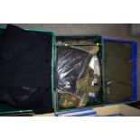 THREE BOXES OF MILITARY CLOTHING