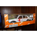 A BOXED 1980'S TIN PLATE TOY PAYA RENAULT 18 AMBULANCE CAR