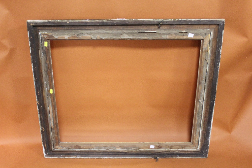 A 19TH CENTURY GILT PICTURE FRAME WITH GOLD SLIP - SLIP REBATE 77CM X 62CM FRAME REBATE - 83CM X - Image 3 of 3