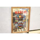 A VINTAGE MARTINI PUB MIRROR