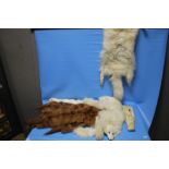 A COLLECTION OF PELTS, FUR STOLES ETC.