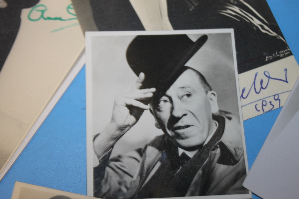 A COLLECTION OF SIGNED 20TH CENTURY PHOTOGRAPHS OF MUSIC HALL AND OTHER STAGE STARS to include - Image 4 of 5