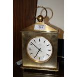 AN ANGELUS MANTLE CLOCK PRESENTED TO DR DUDLEY A. IRELAND