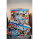 TWO BOXES OF CHILDRENS TOYS - SKYLANDERS