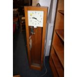 A GENTS OF LEICESTER GLAZED CLOCK H-128.5 CM